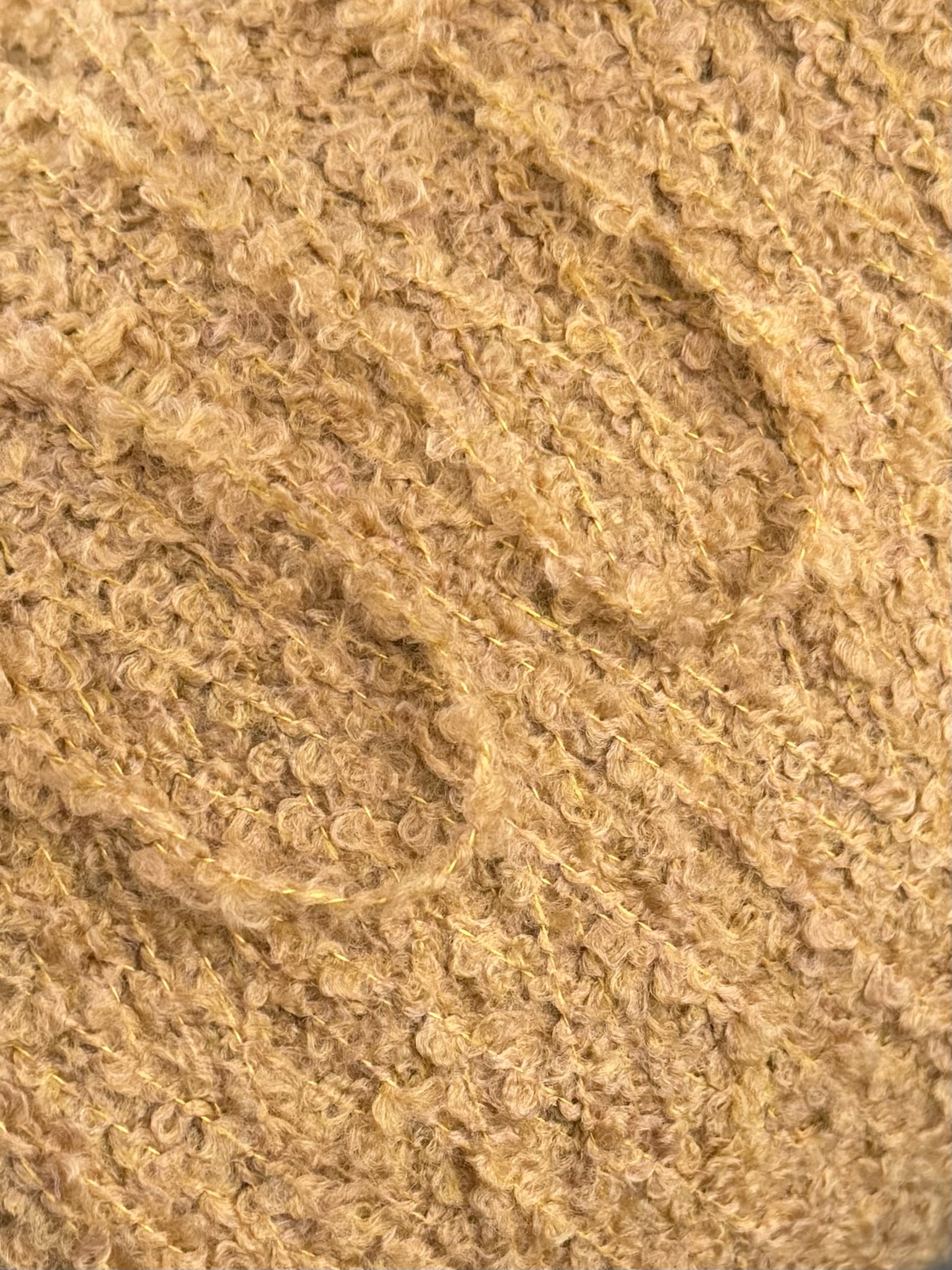 G&G Filati Bouclé 310m/100 g – Merinowolle & Seide Col. Camel